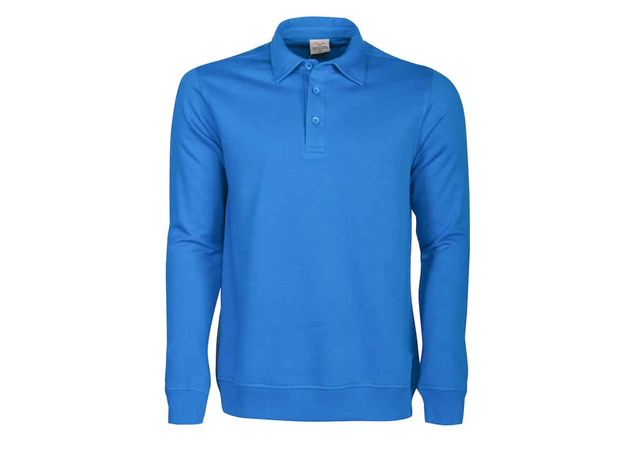 Heren polo sweater met logo - Afbeelding 4