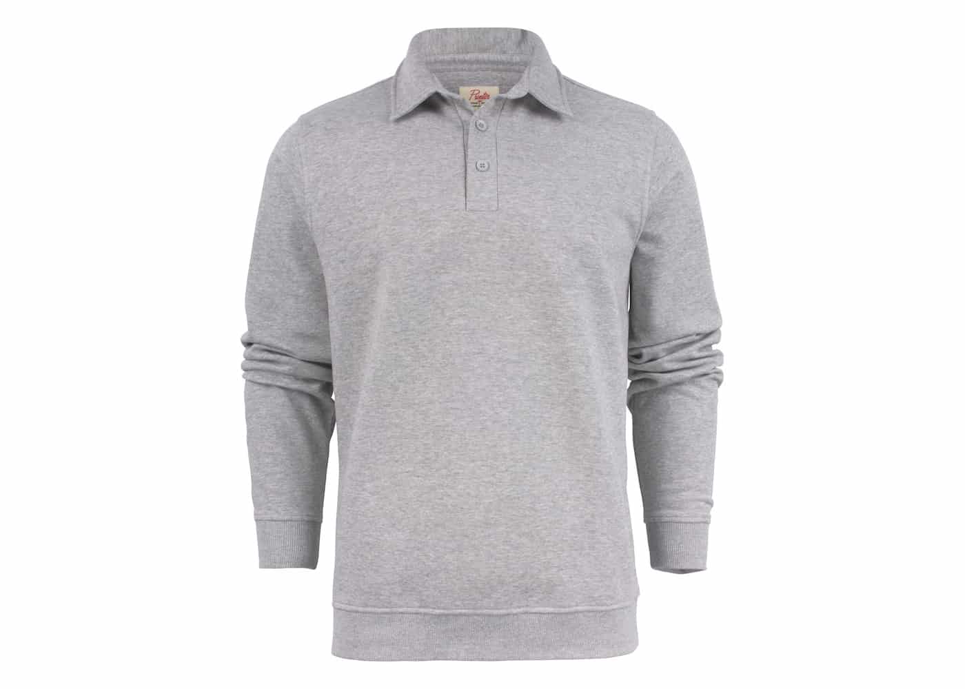 Heren polo sweater met logo - Afbeelding 7