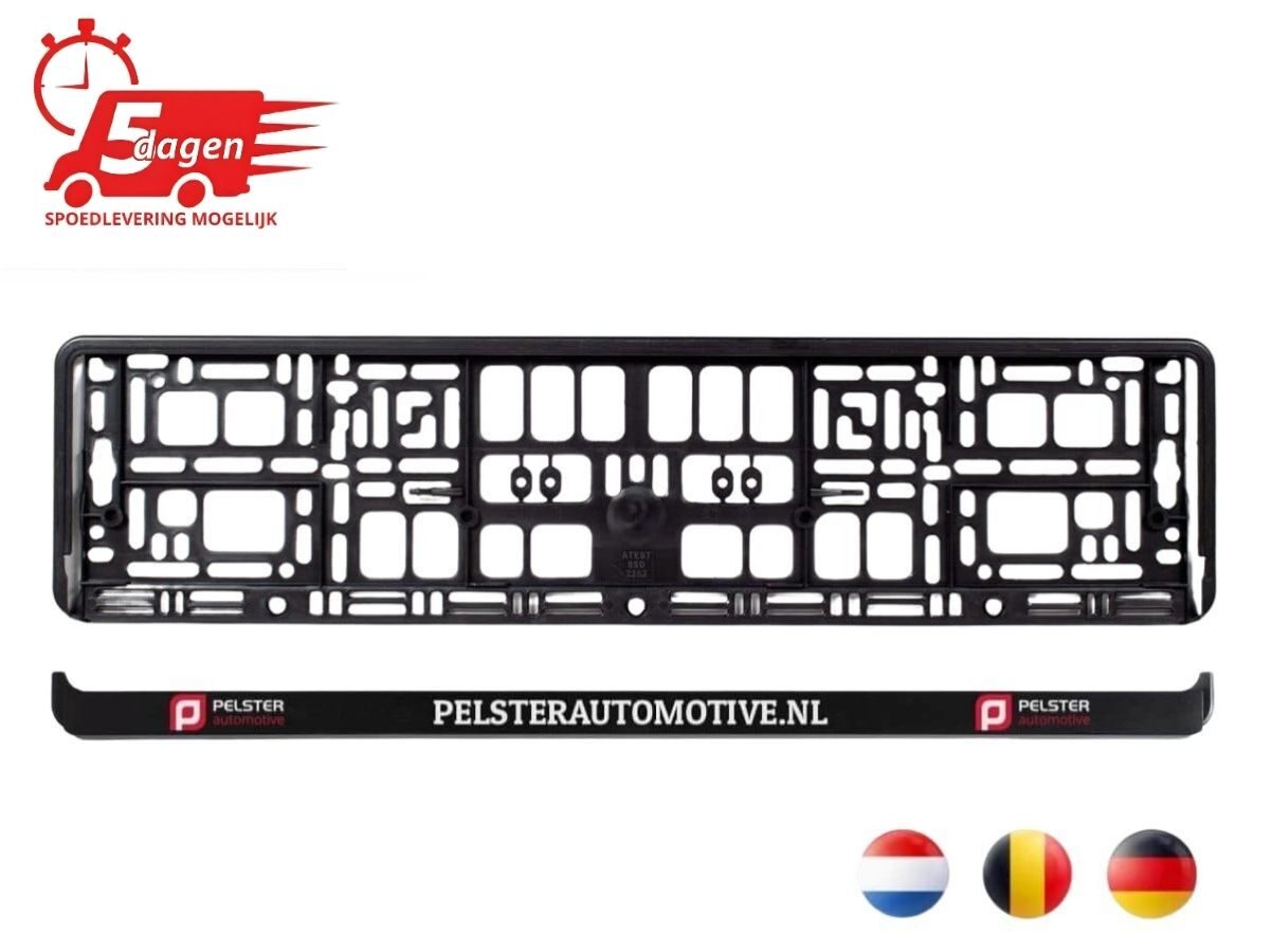 PP Kentekenplaathouder met PS strip