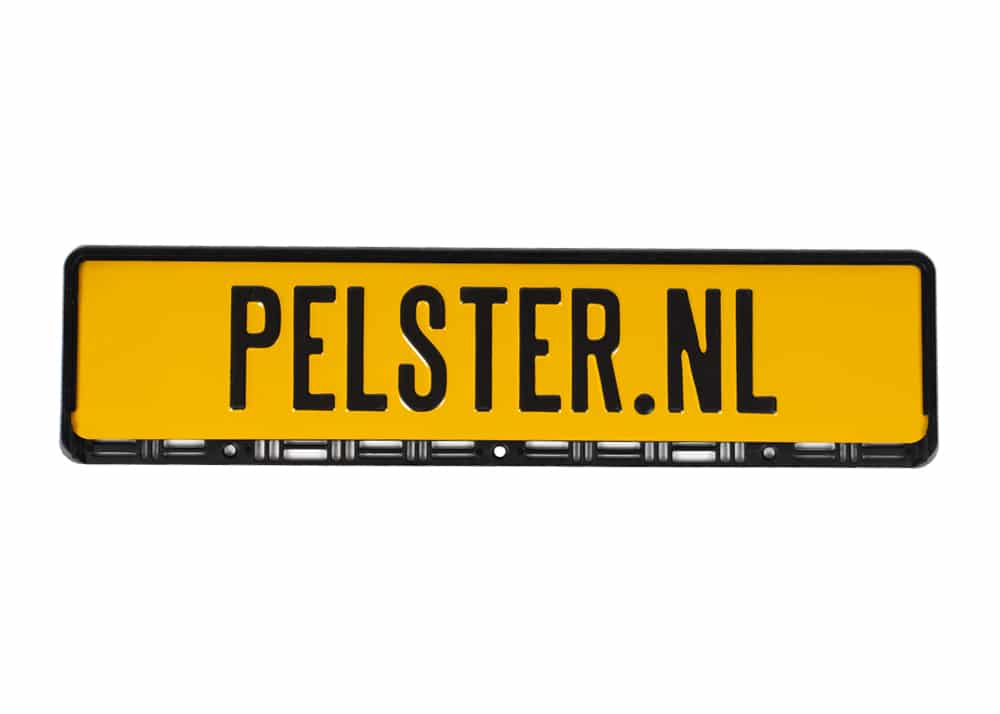 PP Kentekenplaathouder met PS strip - Afbeelding 3