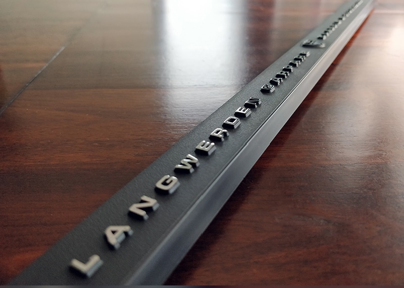 Kentekenplaathouder met 3D reliëfstrip - Afbeelding 5
