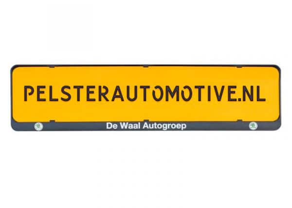 Kentekenplaathouder Serie 1 - met tekstrand - Afbeelding 3