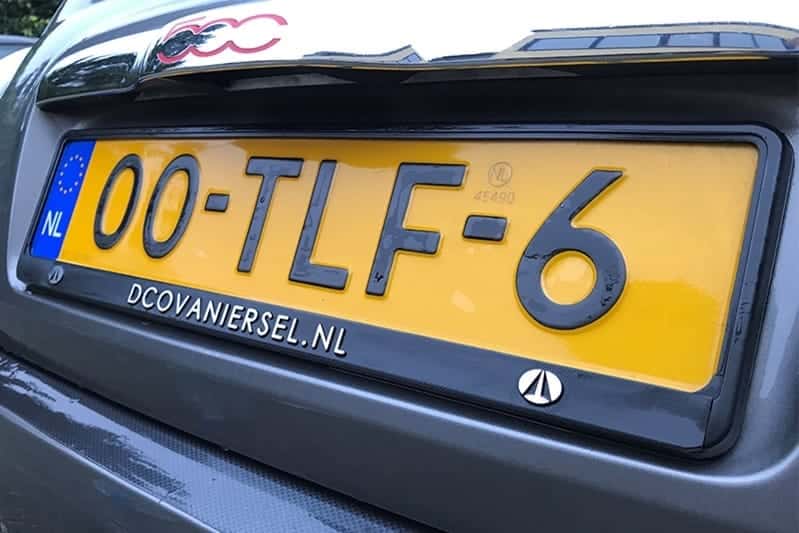 Kentekenplaathouder met 3D reliëfstrip - Afbeelding 4