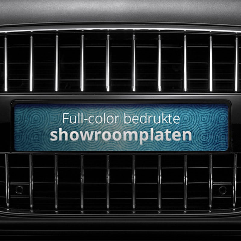 Showroom platen full-color met eigen ontwerp | Pelster Automotive