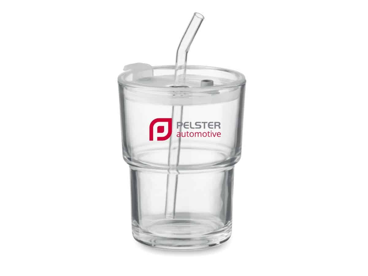 Glazen koffie beker